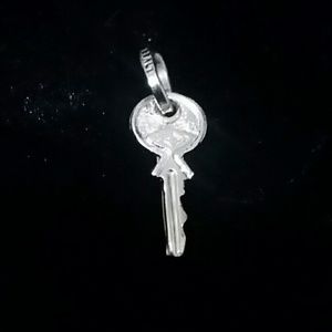 Solid 10K gold key pendant/charm